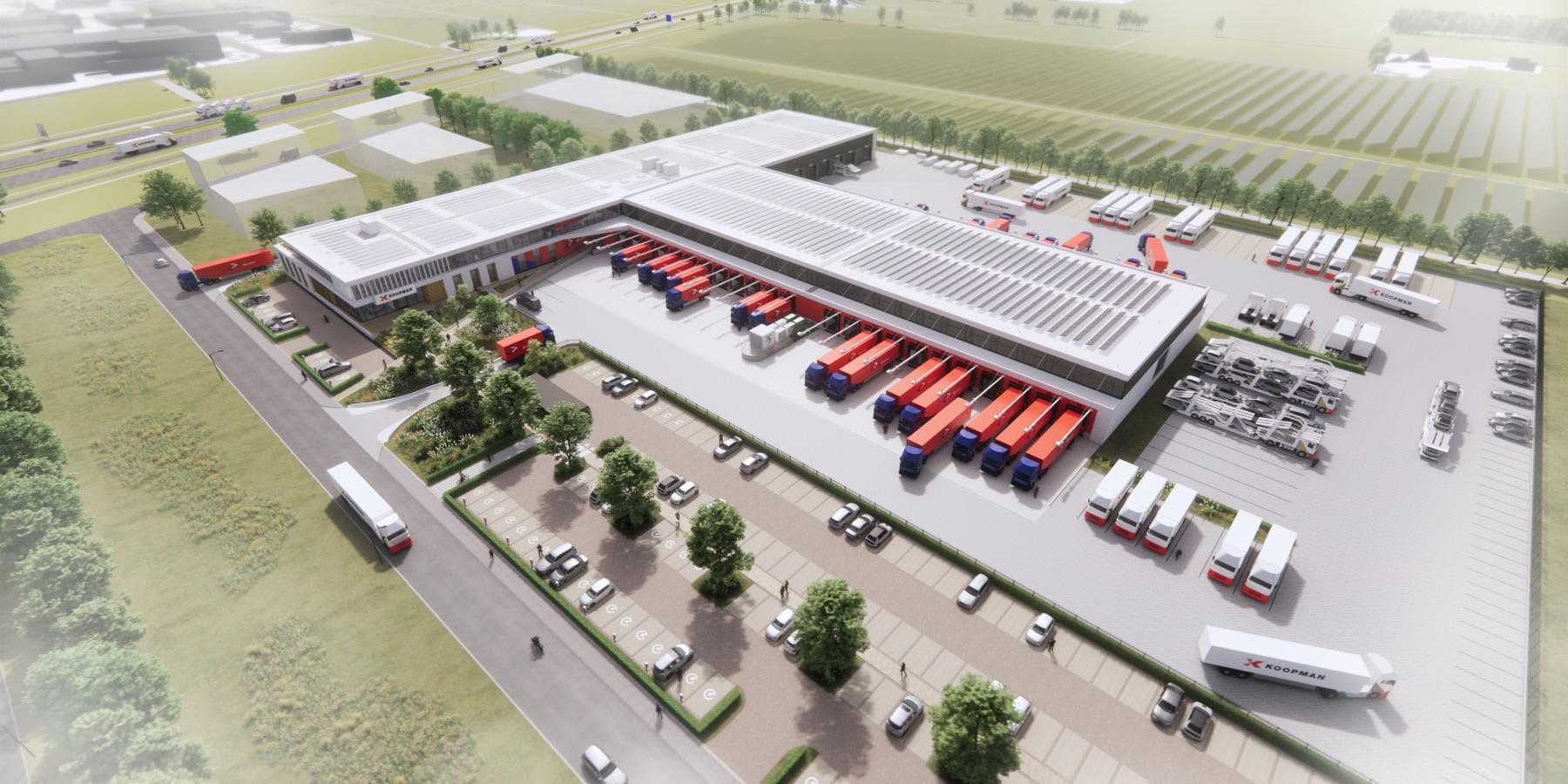 Duurzaam logistiek centrum in Leek