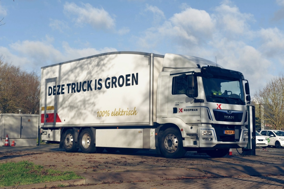 De groenste truck van Koopman