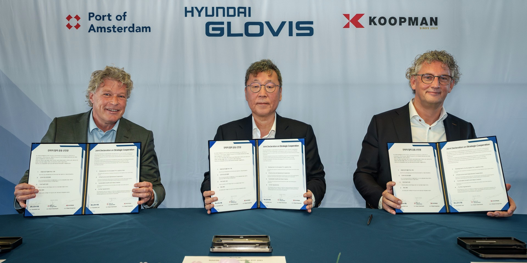Strategische samenwerking met Hyundai GLOVIS en Port of Amsterdam