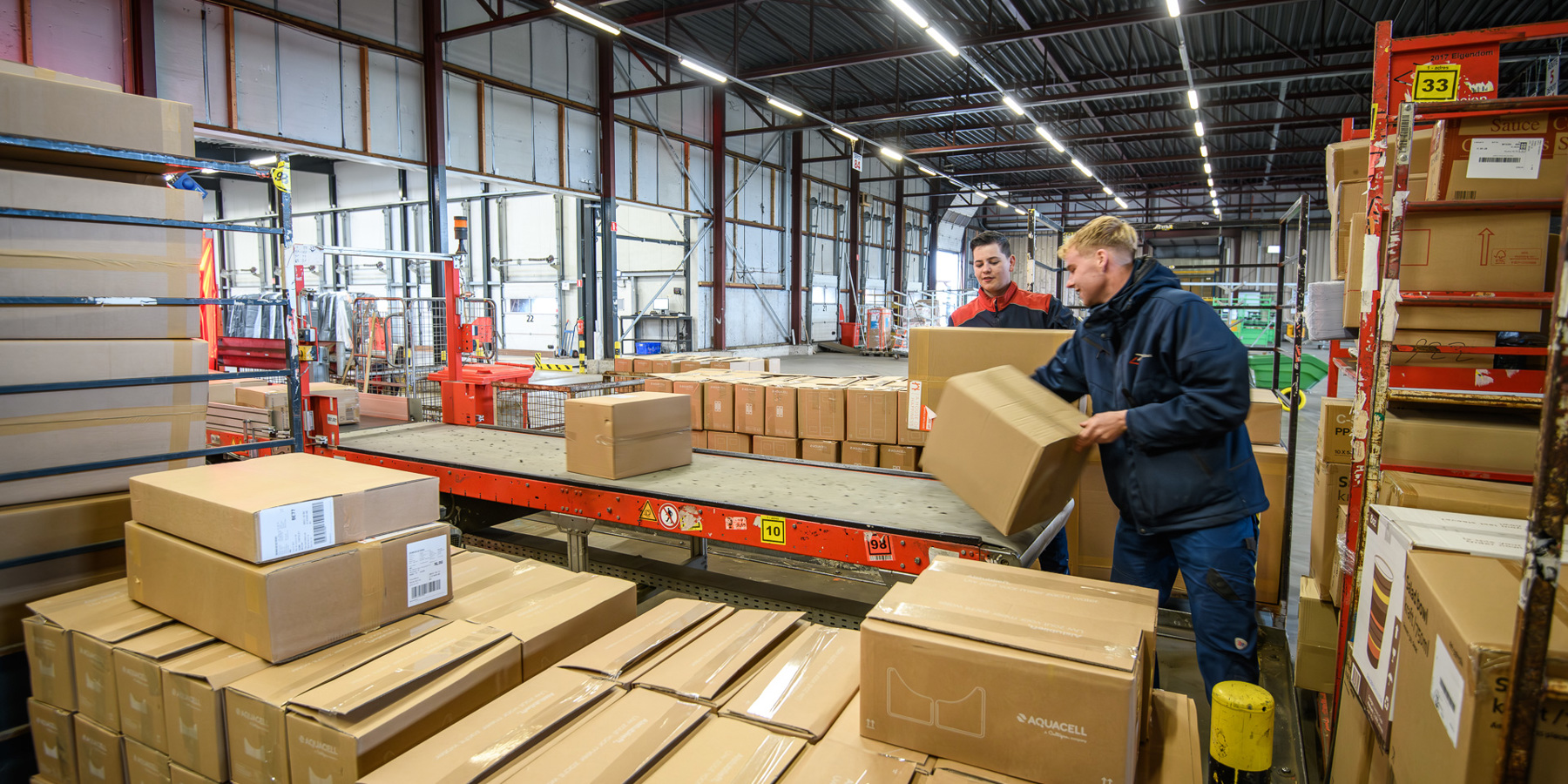 Pallets, pakketten en colli